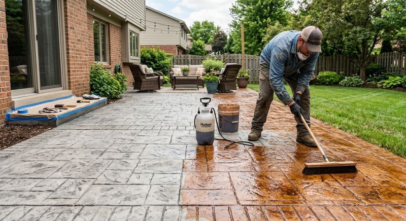 Concrete Tinting in Frisco, TX