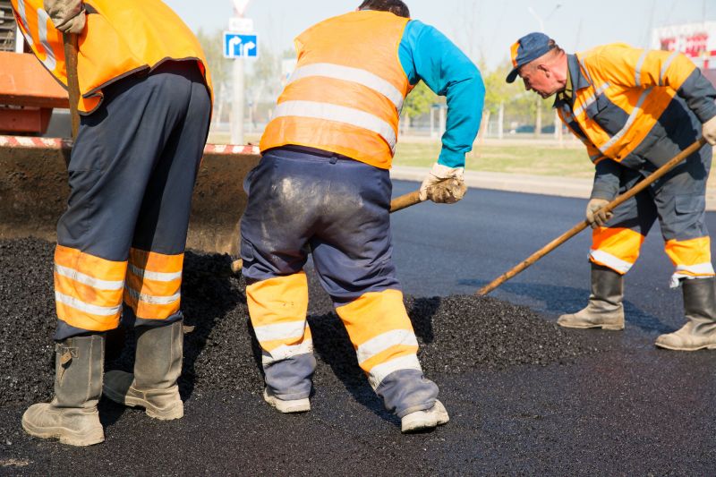 Colored Pavement Installation